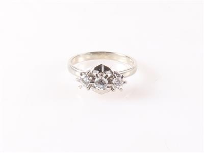 Brillant Ring zus. ca.0,50 ct - Klenoty a Hodinky