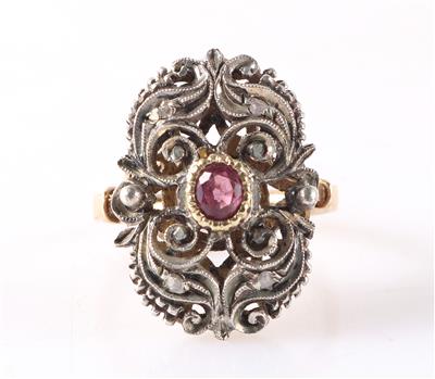 Rubin Diamant Damenring - Gioielli e orologi