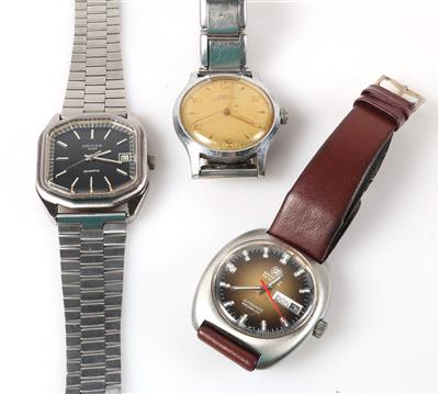 3 Armbanduhren (Oriosa, Doxa, Sandro) - Schmuck und Uhren