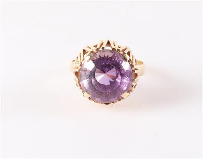 Amethyst Ring - Klenoty a Hodinky