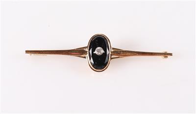 Brillant Onyx Brosche - Jewellery and watches