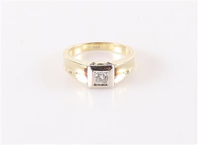 Brillantsolitärring ca. 0,15 ct - Jewellery and watches