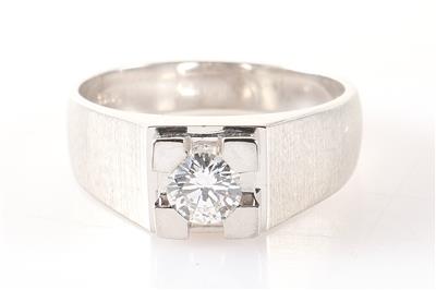 Brillantsolitär ca. 0,50 ct - Jewellery and watches