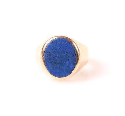 Lapis Lazulig (beh.) Ring - Schmuck und Uhren