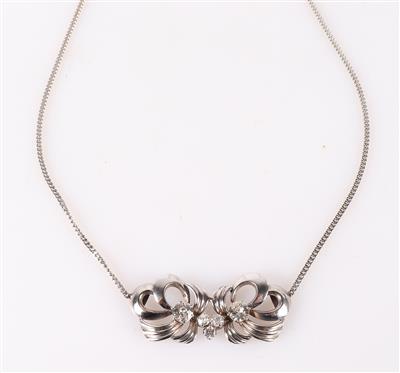 Brillant Collier zus. ca. 0,80 ct - Klenoty a Hodinky