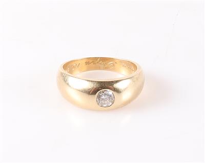 Brillant Ring ca. 0,35 ct - Jewellery and watches