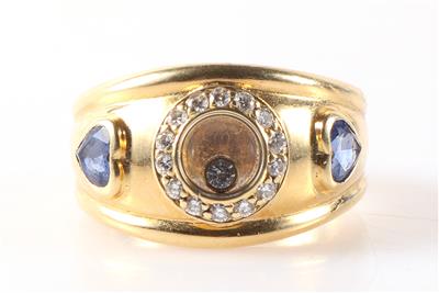 "Chopard" Saphir Brillant Damenring - Jewellery and watches
