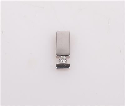 Brillant Anhänger ca. 0,10 ct - Schmuck und Uhren