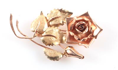 Brosche "Wiener Rose" - Schmuck und Uhren