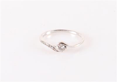 Brillant/Diamant Damenring zus. ca. 0,10 ct - Jewellery and watches