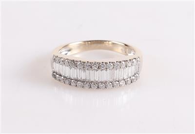 Brillant/Diamant Damenring zus. ca. 1,10 ct - Jewellery and watches