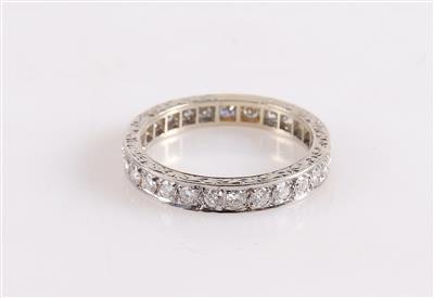 Brillant Memoryring zus. ca. 1,00 ct - Schmuck und Uhren