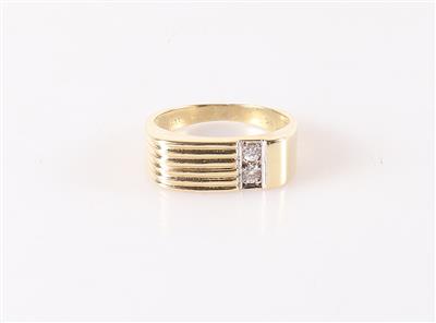 Brillant Ring zus. ca.0,10 ct - Jewellery and watches