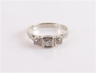 Diamant Damenring zus. ca. 0,25 ct - Klenoty a Hodinky