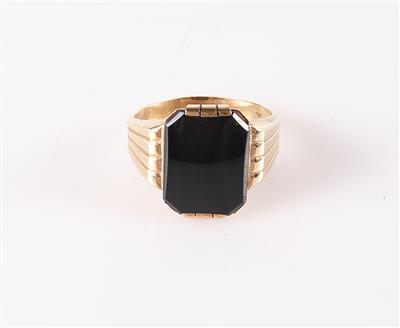 Onyx Herrenring - Jewellery and watches