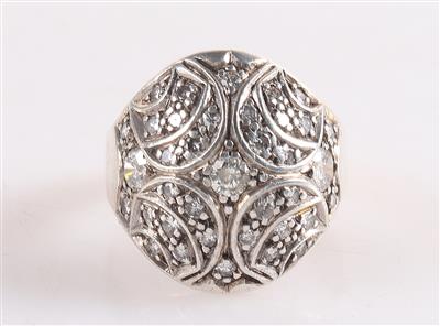 Brillant Damenring zus. ca. 1,20 ct - Klenoty a Hodinky