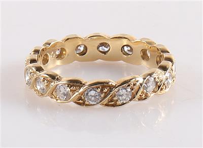 Brillant Memoryring zus. ca. 0,90 ct - Weihnachtsauktion