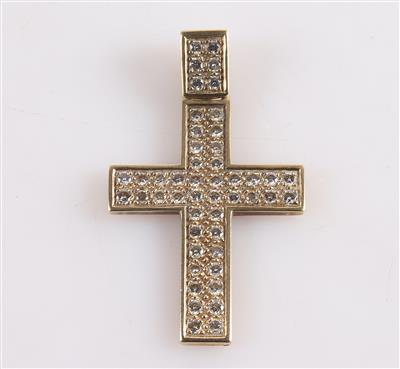 Brillantkreuz zus. ca.1,45 ct - Weihnachtsauktion