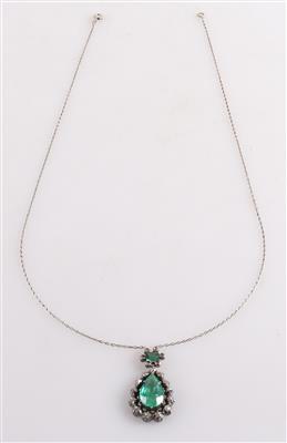 Smaragd Diamant Collier - Weihnachtsauktion