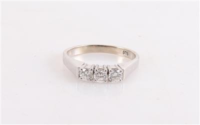 Brillantring zus. ca. 0,45 ct - Schmuck und Uhren