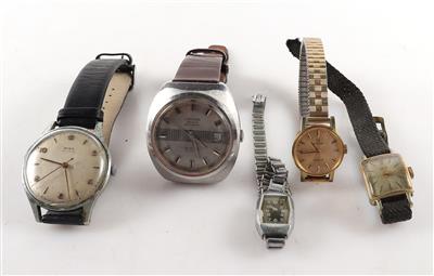 Konvolut Armbanduhren (5 Stück) - Schmuck, Uhren und Schreibgeräte
