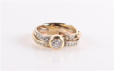 Brillant Damenring zus. ca. 0,55 ct - Jewellery and watches