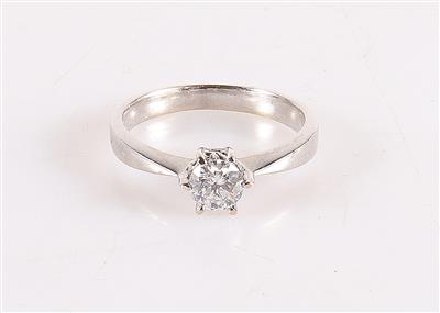 Brillantsolitärring ca.0,45 ct - Schmuck und Uhren