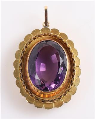 Amethyst Anhänger ca.29,00 ct - Jewellery and watches