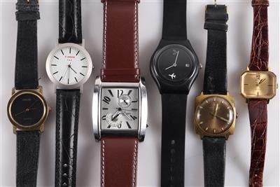 Konvolut 6 Armbanduhren - Jewellery and watches