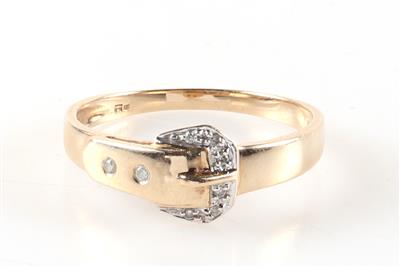 Diamant Damenring "Gürtel" - Jewellery and watches