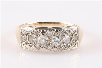 Brillant Diamant Damenring zus. ca. 0,50 ct - Jewellery and watches