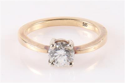 Brillantsolitär ca. 0,65 ct - Jewellery and watches