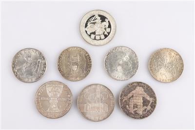 Sammlermünzen ATS 50 und 100,-- (8) - Klenoty a Hodinky
