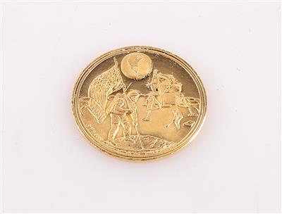 Goldmedaille "Landing on the moon" - Klenoty a Hodinky