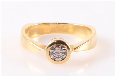 Brillantsolitärring 0,25 ct - Jewellery and watches