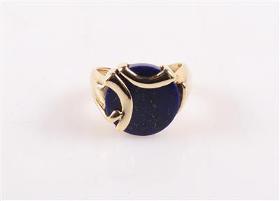 Lapis Lazuli (beh.) Damenring - Schmuck und Uhren