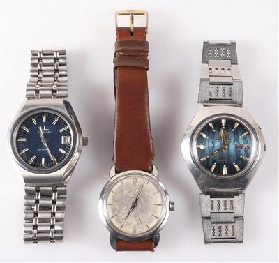 3 Armbanduhren - Jewellery and watches