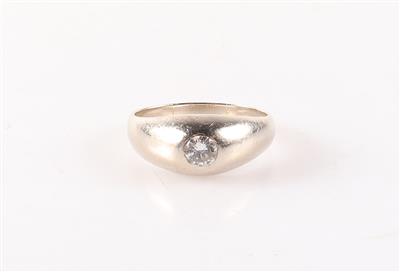 Brillantsolitärring ca. 0,40 ct - Jewellery and watches