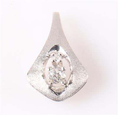 Diamant Anhänger zus. ca. 0,25 ct - Jewellery and watches