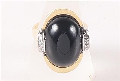 Onyx Diamantring - Jewellery and watches