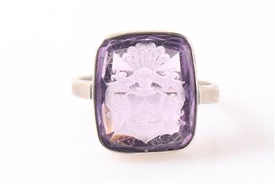 Amethyst Siegelring - Klenoty a Hodinky