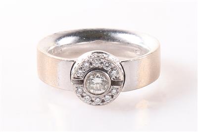 Brillant Damenring 0,52 ct (grav.) - Jewellery and watches