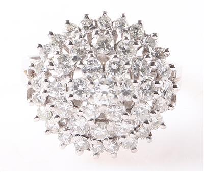 Brillant Damenring zus. ca. 1,35 ct - Schmuck und Uhren