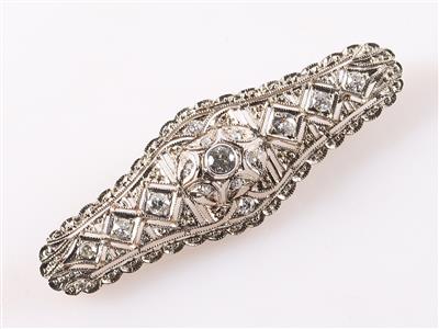 Brillant/Diamant Brosche - Schmuck und Uhren