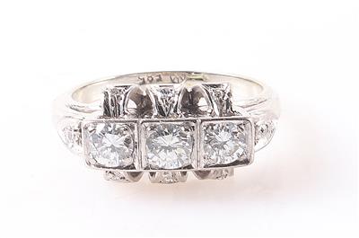 Brillant Diamant Damenring zus. ca. 0,75 ct - Gioielli e orologi