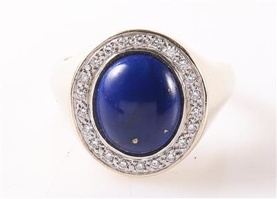 Brillant Lapis Lazuli (beh.) Ring - Klenoty a Hodinky