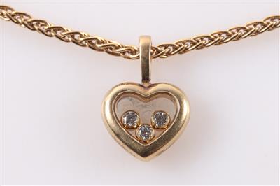 Chopard Icons Heart Anhänger an Halskette - Klenoty a Hodinky