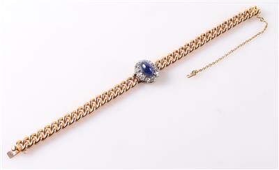 Saphir Diamant Armkette - Schmuck und Uhren