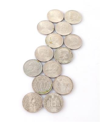 Doppelschillinge (10 Stück, vollständiger Satz)/4 Münzen - Schmuck und Uhren