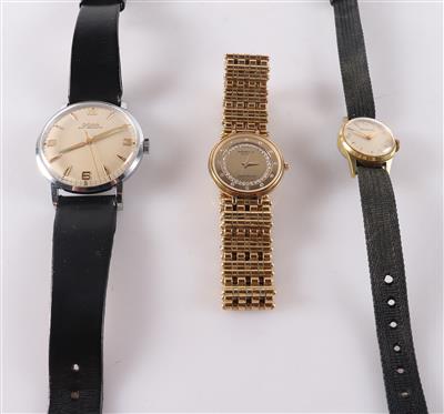 3 Armbanduhren - Jewellery and watches